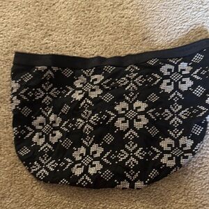 Victoria’s Secret vintage Black and White brief panty small